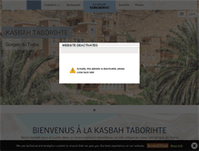 Tablet Screenshot of kasbah-taborihte-todra.com
